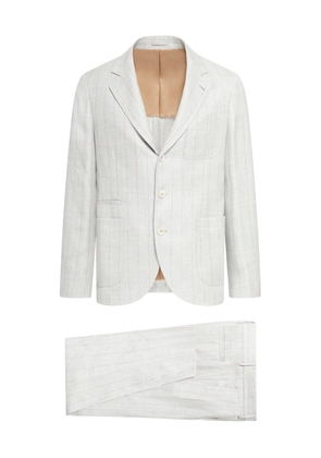 Brunello Cucinelli Single Breasted Long-Sleeved Suit