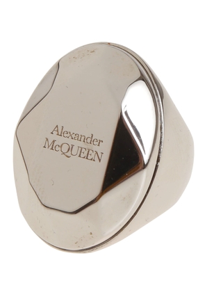 Alexander Mcqueen Faceted Stone Ring