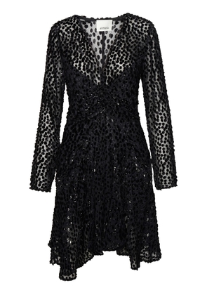 Isabel Marant Usmara Black Silk Blend Dress