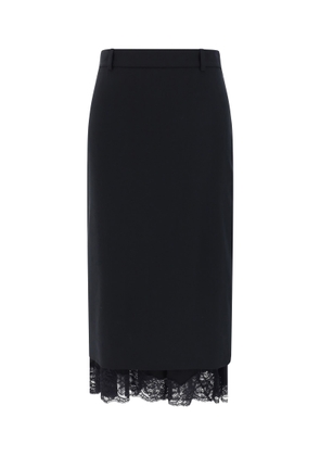 Balenciaga Lingerie Midi Skirt