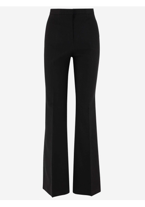 Pinko Linen And Viscose Blend Flared Pants