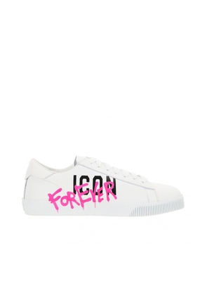 Dsquared2 Printed Leather Sneakers