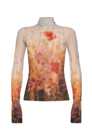 Acne Studios Top With Motif Of Wildflowers