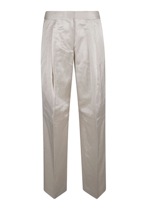 Calvin Klein Shiny Viscose Tailored Wide Leg Trousers