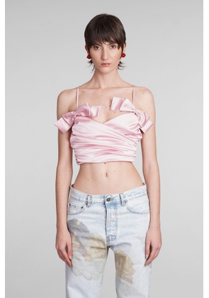 Fiorucci Topwear In Rose-Pink Polyester