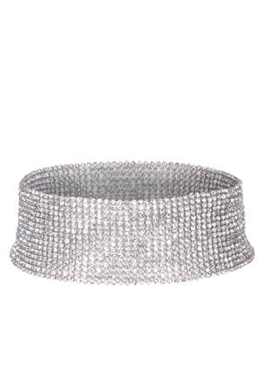 Paco Rabanne Pixel Crystal Silver Collar
