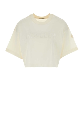 Moncler Ivory Cotton Oversize T-Shirt