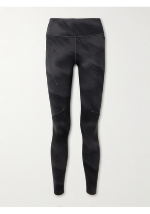 ON - Performance Printed Recycled Stretch-jersey Leggings - Black - x small,small,medium,large,x large