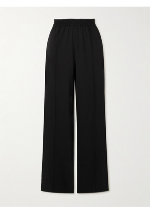 Matteau - Wool-blend Straight-leg Pants - Black - 1,2,3,4,5,6