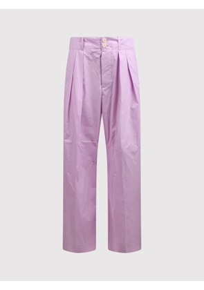 Plan C Lilac Wide-Leg Trousers
