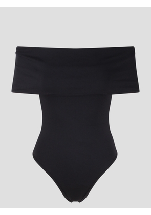 Bottega Veneta Stretch Nylon Off-The-Shoulder Swimsuit
