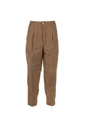 Myths Brown High-Waisted Trousers