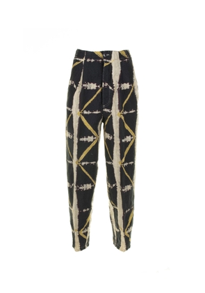 Myths High-Waisted Patterned Trousers