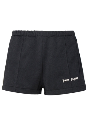 Palm Angels Logo Embroidered Track Shorts