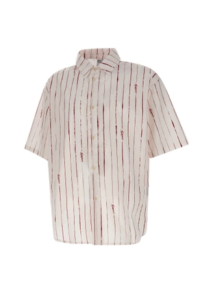 Marcelo Burlon County Pinstripes Cotton Shirt