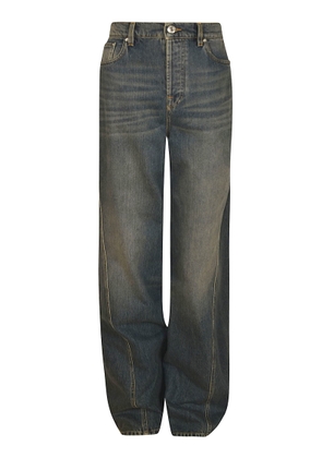 Lanvin Long Buttoned Jeans