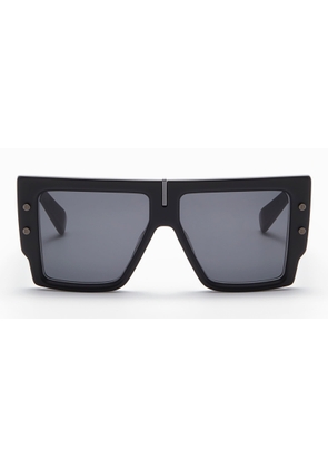 Balmain B-Grand - Matte Black / Black Rhodium Sunglasses