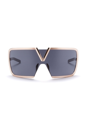 Valentino Eyewear Romask - Rose Gold / Black Sunglasses