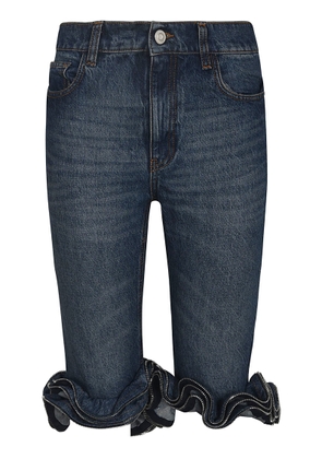 Coperni Ruffle Denim Jeans