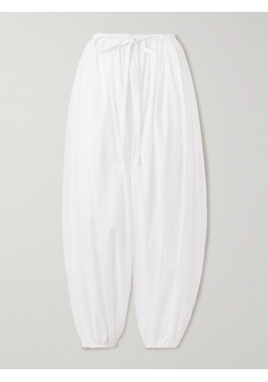 Alaïa - Cotton Tapered Pants - White - FR36,FR38,FR40,FR42,FR44