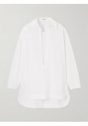Alaïa - Cotton-poplin Mini Shirt Dress - White - FR34,FR36,FR38,FR40,FR44