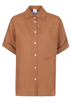 Eleventy Short-Sleeved Button-Up Shirt