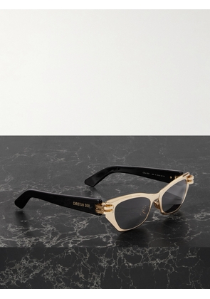 DIOR Eyewear - Cdior B3u Cat-eye Acetate And Gold-tone Sunglasses - One size