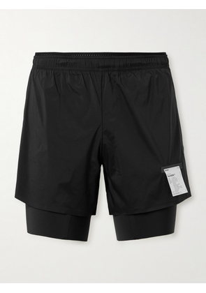 Satisfy - Straight-Leg TechSilk™ and Justice™ coldblack® Shorts - Men - Black - 1