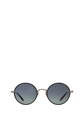 Garrett Leight Fonda Sun Black - Gold Sunglasses