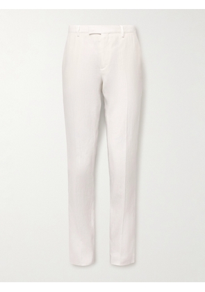 Paul Smith - Slim-Fit Linen Trousers - Men - White - 30