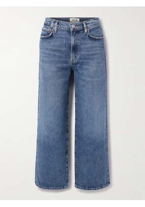 AGOLDE - Harper Cropped Mid-rise Straight-leg Jeans - Blue - 23,24,25,26,27,28,29,30,31,32