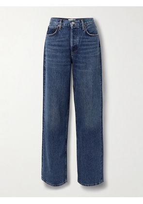 AGOLDE - Low Slung Puddle Low-rise Jeans - Blue - 23,24,25,26,27,28,29,30,31,32