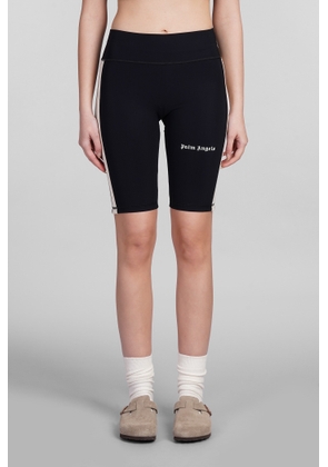 Palm Angels Shorts In Black Polyamide