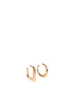 Jacquemus Grandes Creoles Ovalo Gold Earrings