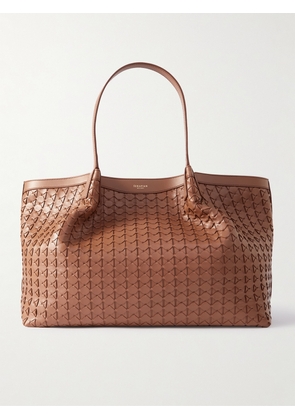 Serapian - Secret Large Woven Leather Tote - Brown - One size