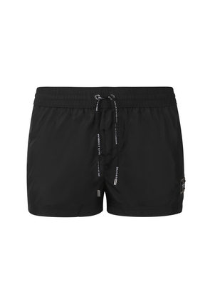 Dolce & Gabbana Black Polyester Swimming Shorts