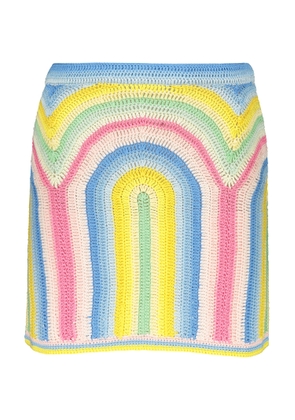 Casablanca Crochet Knit Skirt
