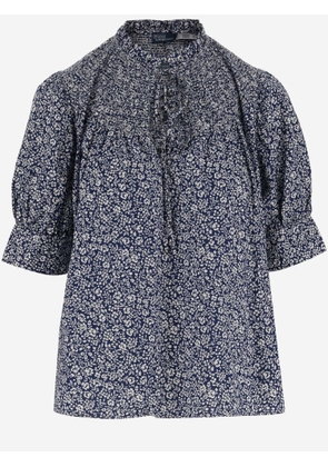 Ralph Lauren Cotton Shirt With Floral Pattern