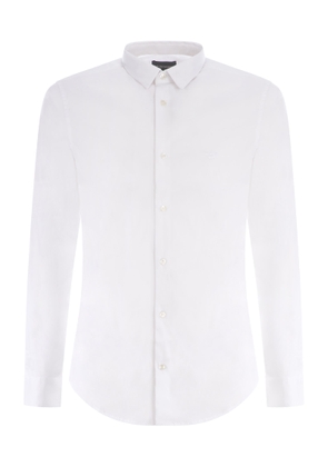 White Poplin Shirt Giorgio Armani