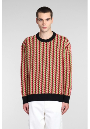 Lanvin Sweater With Multicolored Chevron Motif
