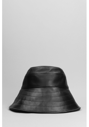 The Attico Leather Bucket Hat