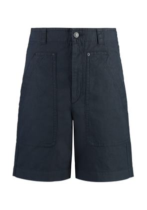 Isabel Marant Kilano Cotton And Linen Bermuda-Shorts