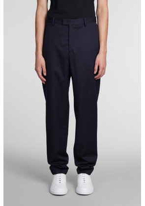 Emporio Armani Pants In Blue Wool