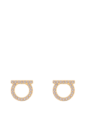 Ferragamo Embellished Gancini Earrings