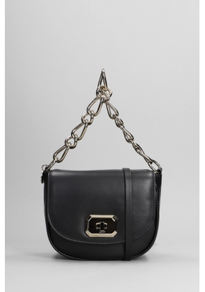 Red Valentino Hand Bag In Black Leather