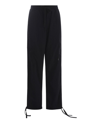 Msgm Straight-Leg Drawstring Ankles Ripstop Cargo Trousers