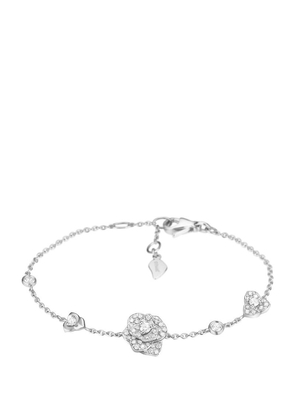 Piaget White Gold And Diamond Rose Bracelet