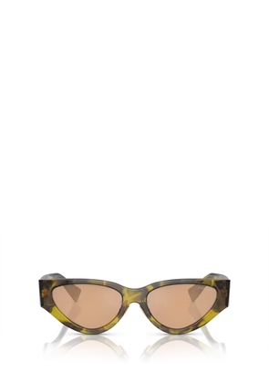 Miu Miu Eyewear Mu 03Zs Striped Ivy Sunglasses