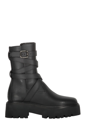 Celine Leather Ankle Boots