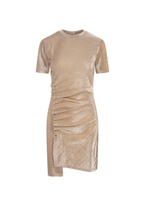 Paco Rabanne Gold Lurex Short Dress